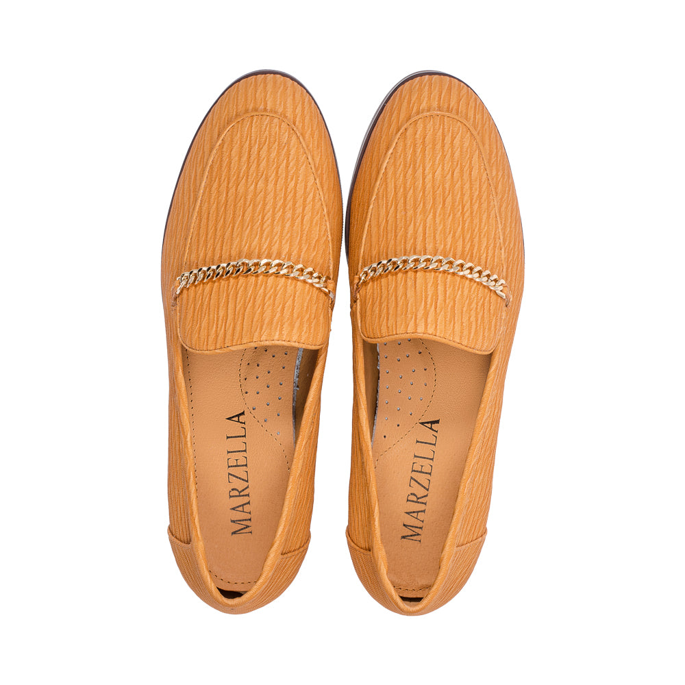 Vicenza Camel Braided Fabric S25