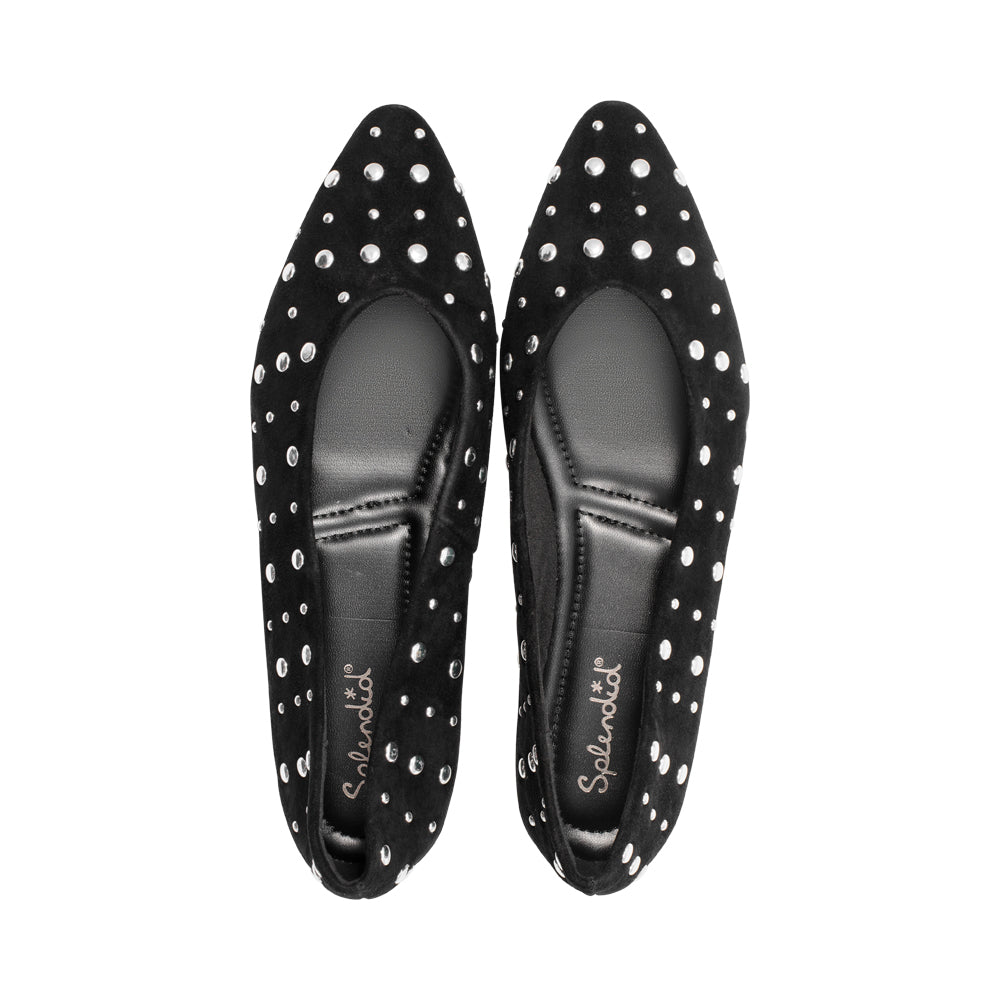 Virginia Black Suede F25