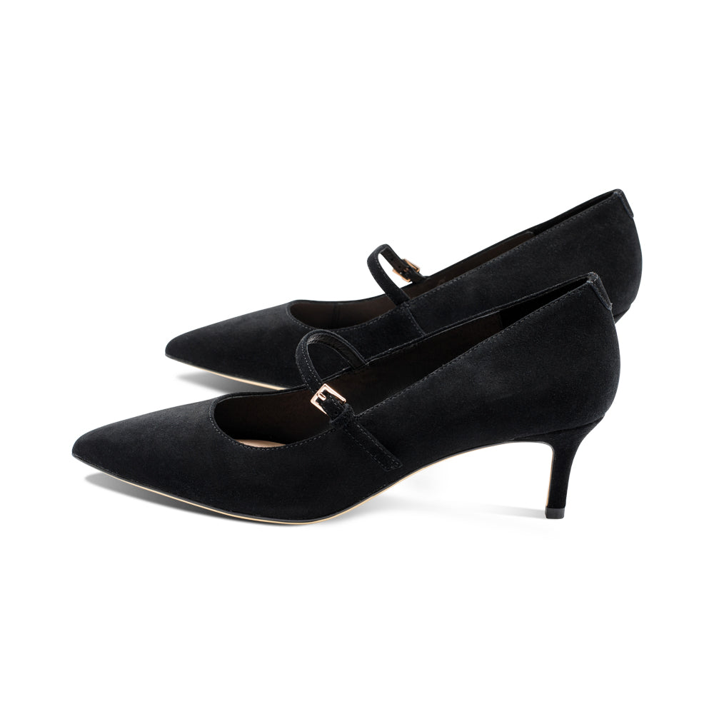 Wallice Black Suede F25