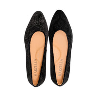 Willet Black Paisley Velvet F25