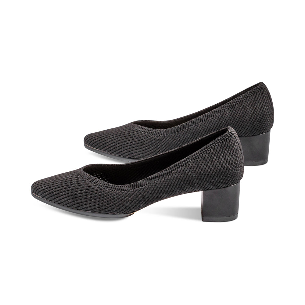 Witty Black Thin Ribbed S24