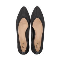 Witty Black Thin Ribbed S24