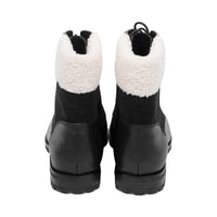 Wyler Black Leather / Corduroy F25