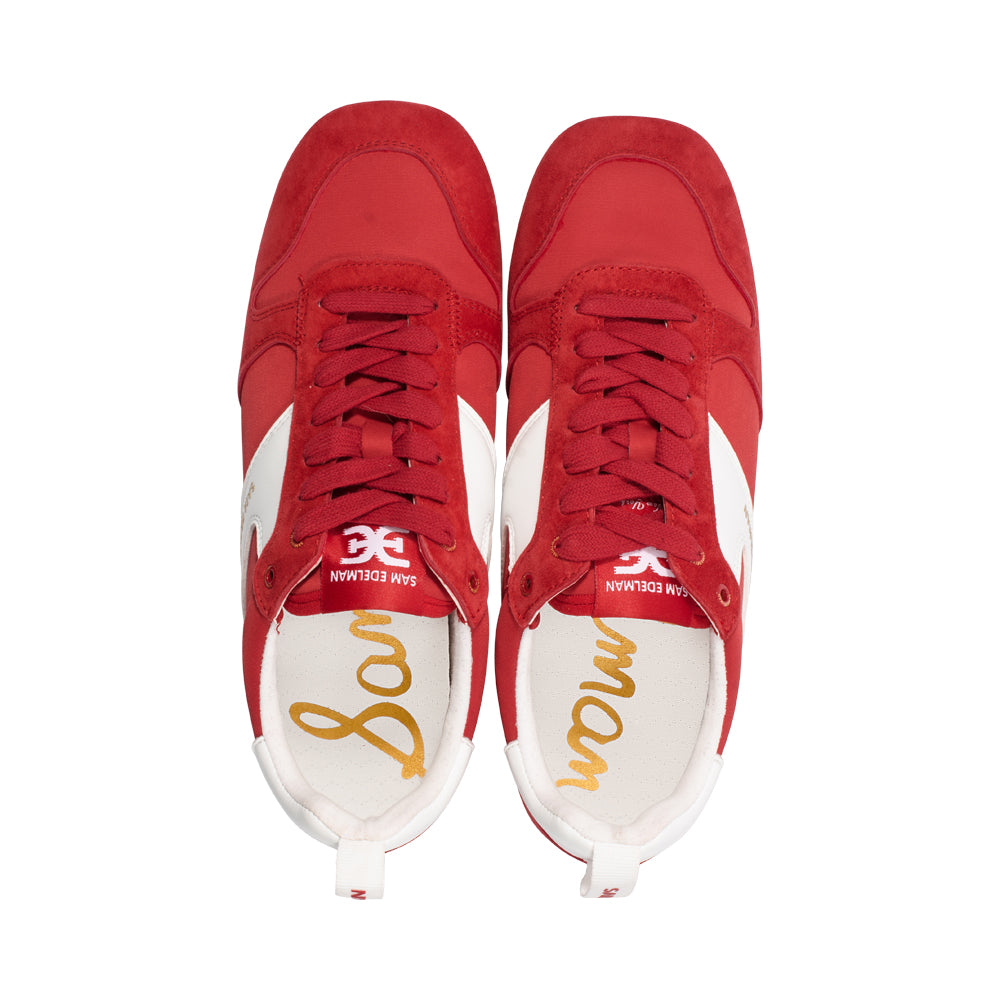 Zena Red / White Suede F25