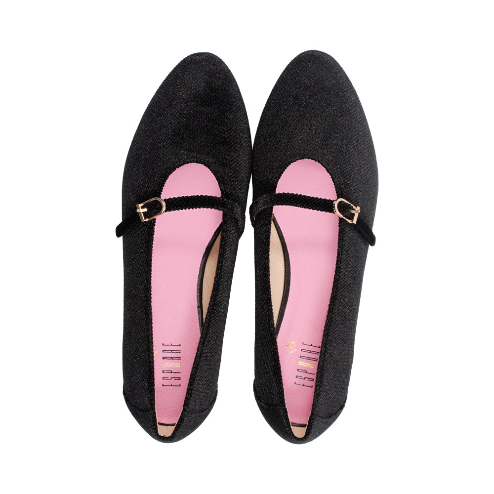 Zick Black Dots Velvet F25