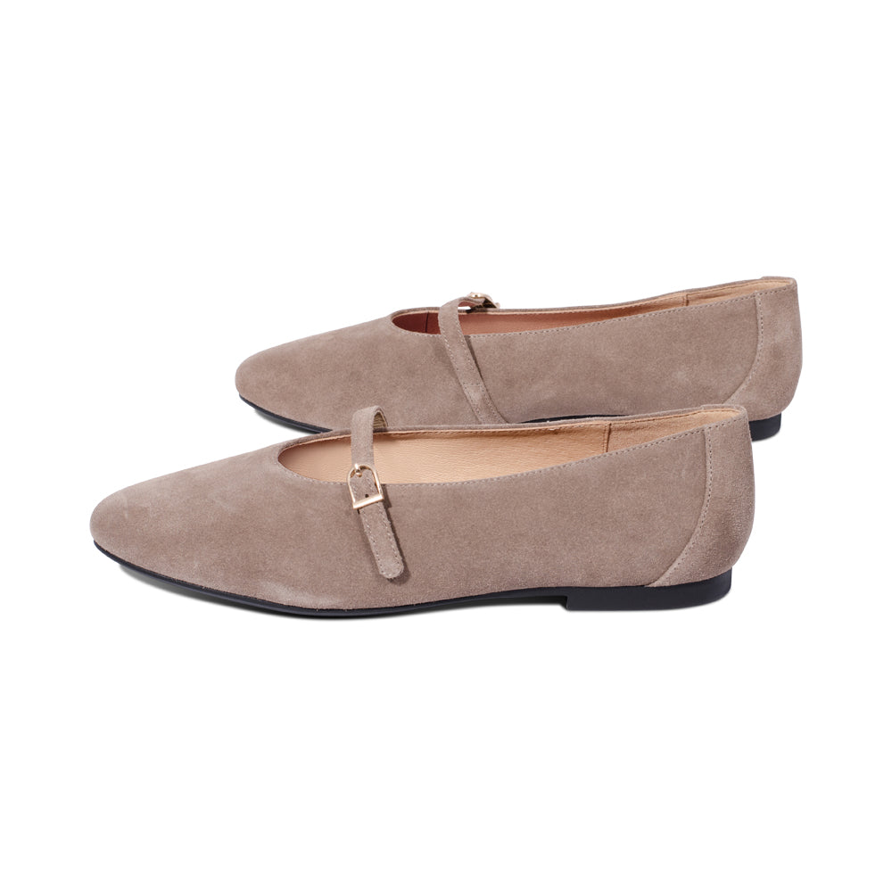 Zick Taupe Suede F25