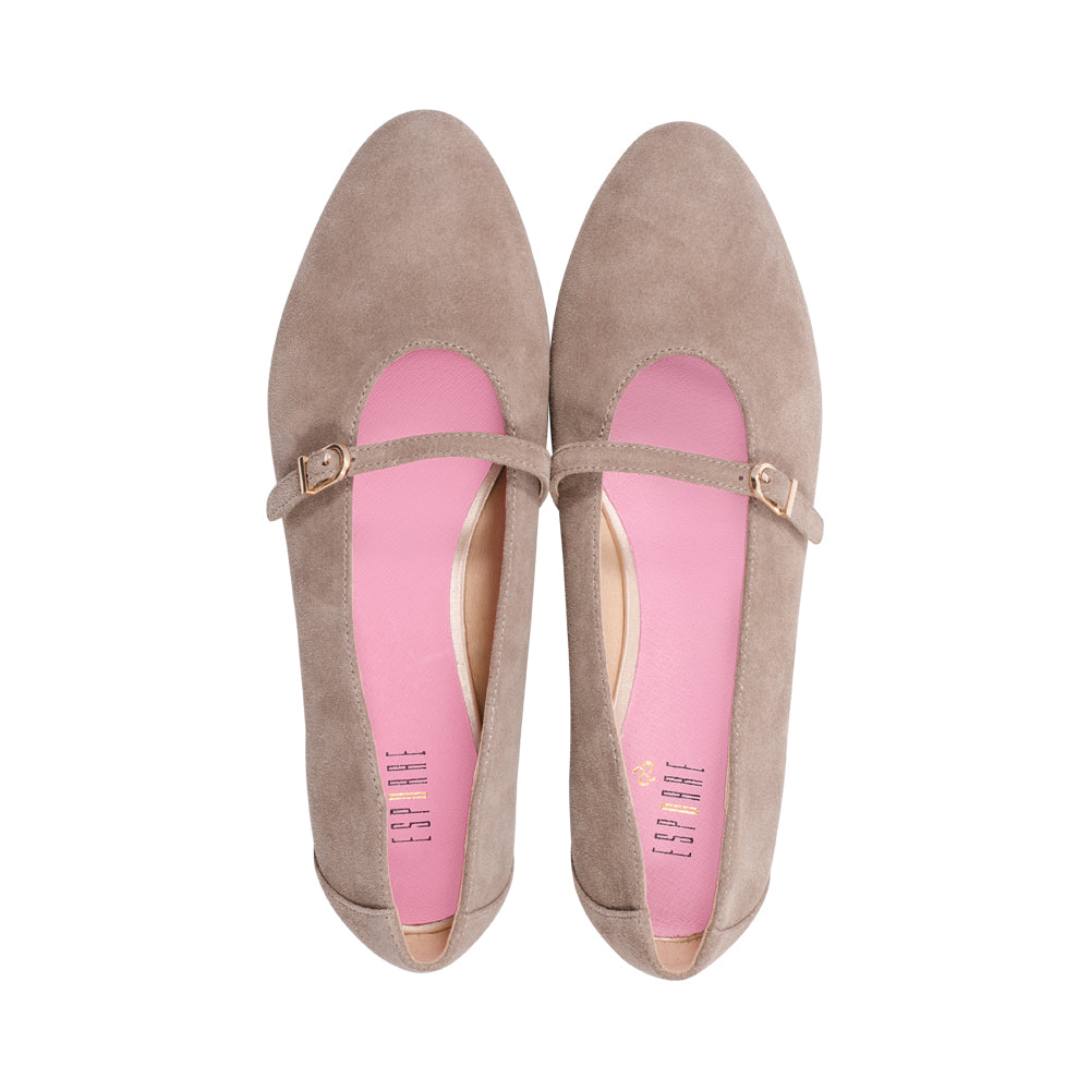 Zick Taupe Suede F25