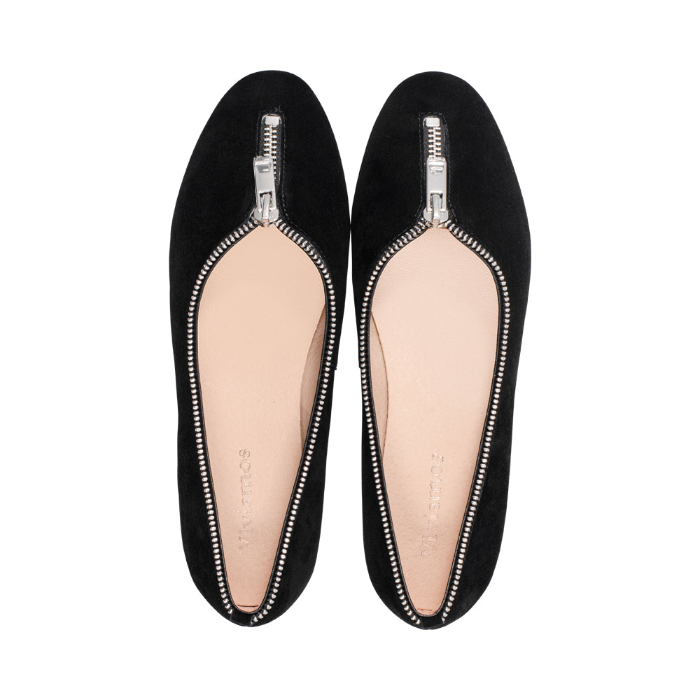 Zippy Black Suede F25