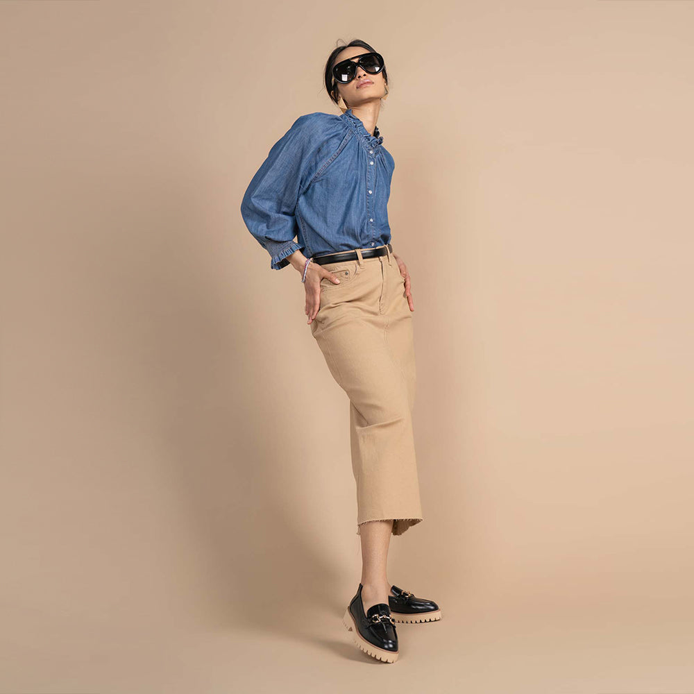 Cagliari Black Embossed Leather S25