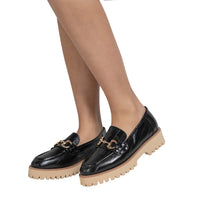 Cagliari Black Embossed Leather S25