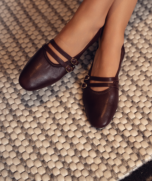 Fall 2026 Strap Ballet Flats