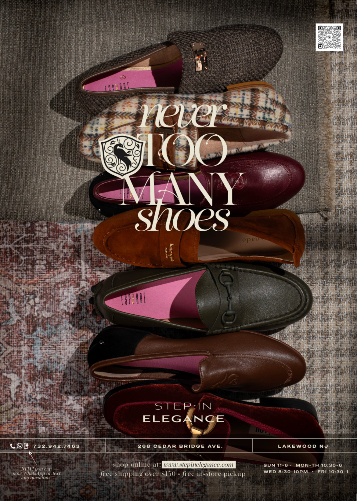 Never too many shoes!