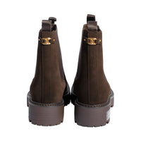 Letuna Dark Brown Suede F25