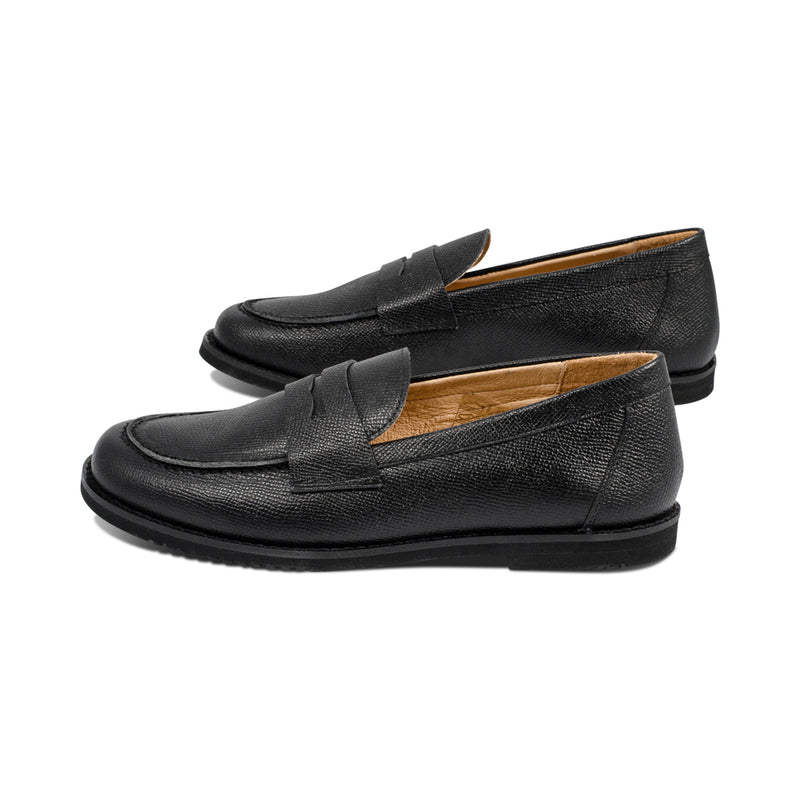 20768 Black Embossed Leather F25