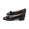 3069 Black Perforated Leather S25