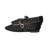 3091-S Black Perforated Suede F25