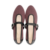 3091-S Mauve Herringbone F25