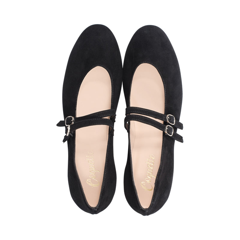 3095 Black Suede F25