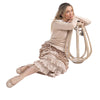 44033Al Nude / Cream Woven Leather S25