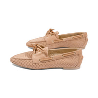 Lakin Tan Perforated Leather S25