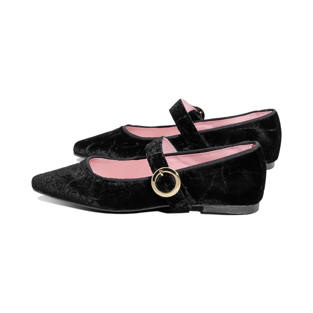 569 Black Crushed Velvet F25