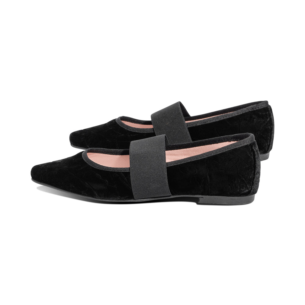 598 Black Crushed Velvet F25
