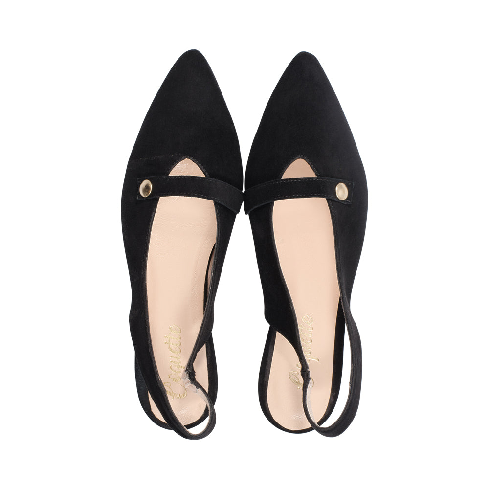 6051-S Black Suede F25