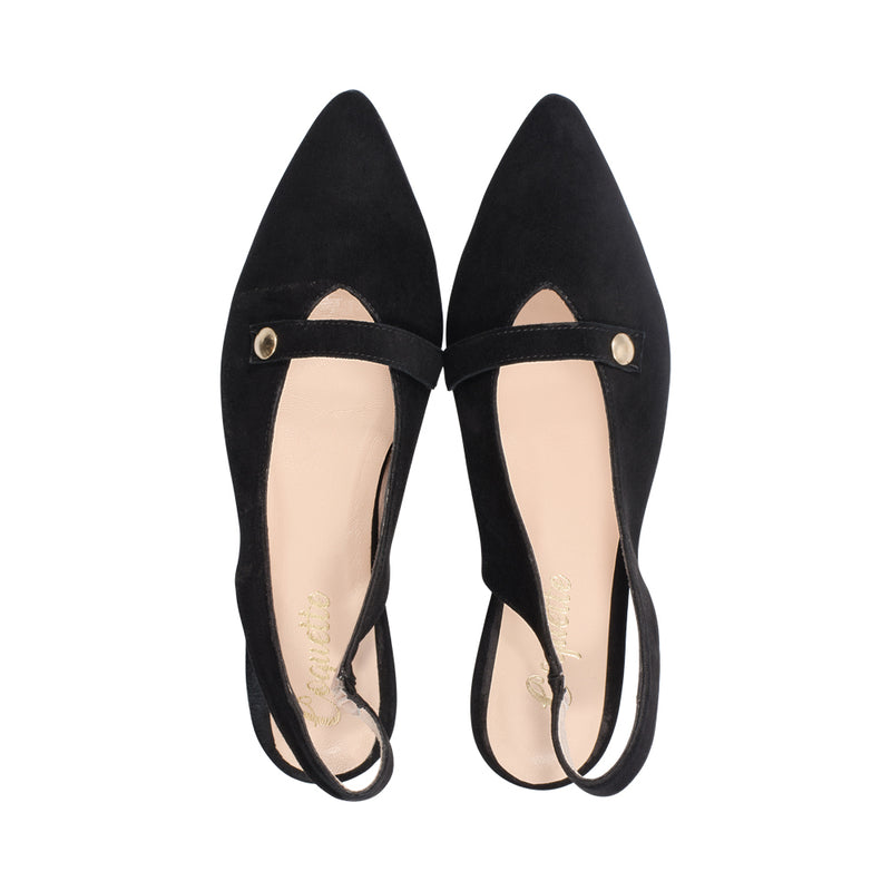 6051-S Black Suede F25