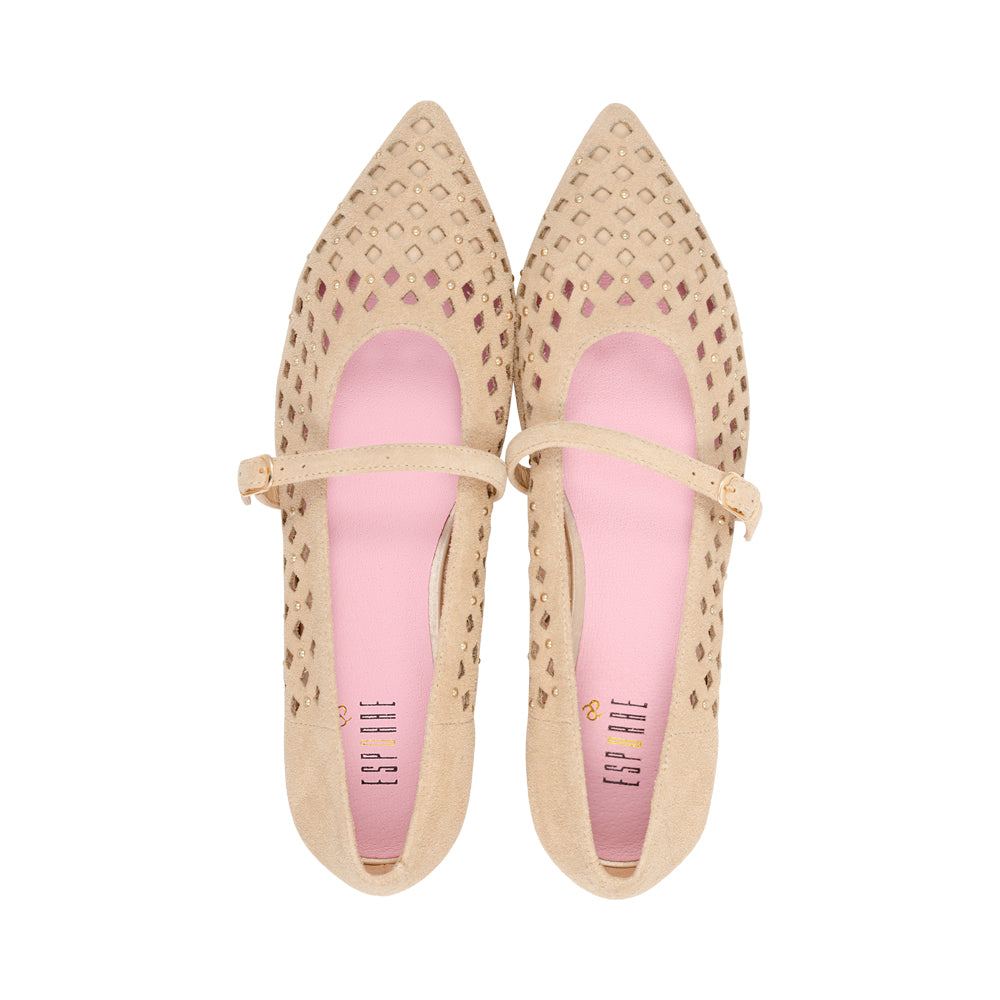 Alex Nude Suede S26