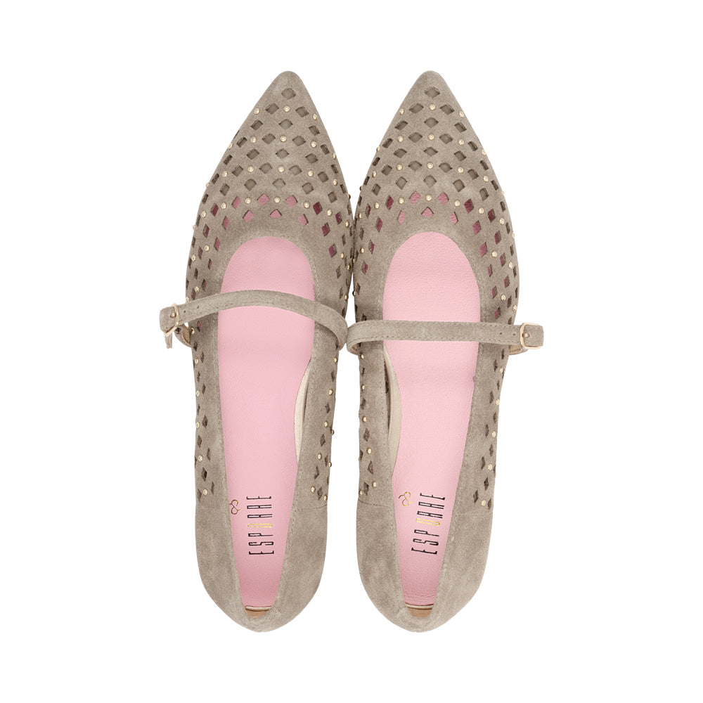 Alex Taupe Suede S26