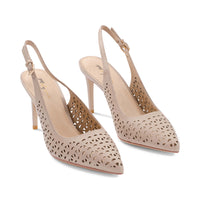 Ally Natural Perforated Leather S25