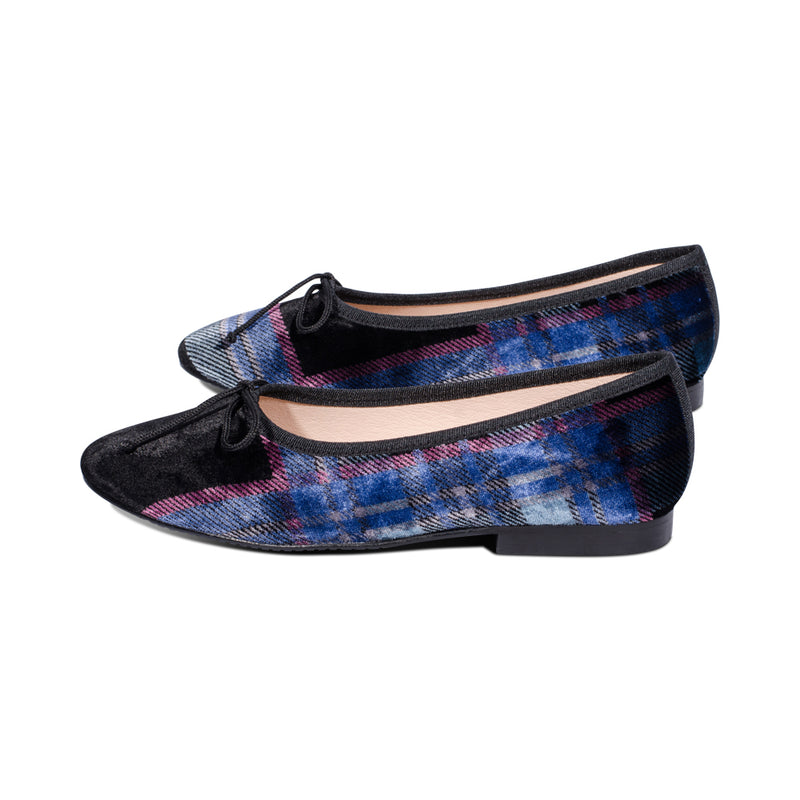 Alta Blue Multi Luxury Velvet F25