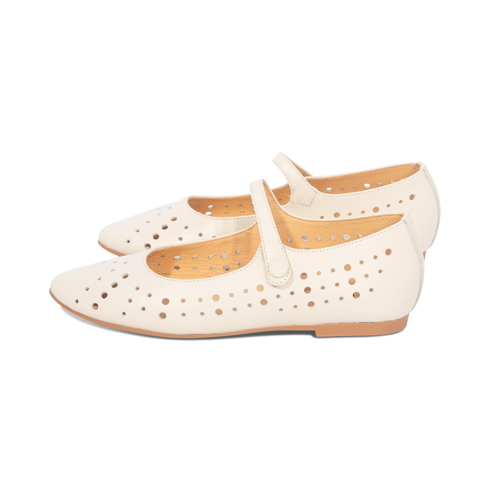 Amelie Cream Leather S26