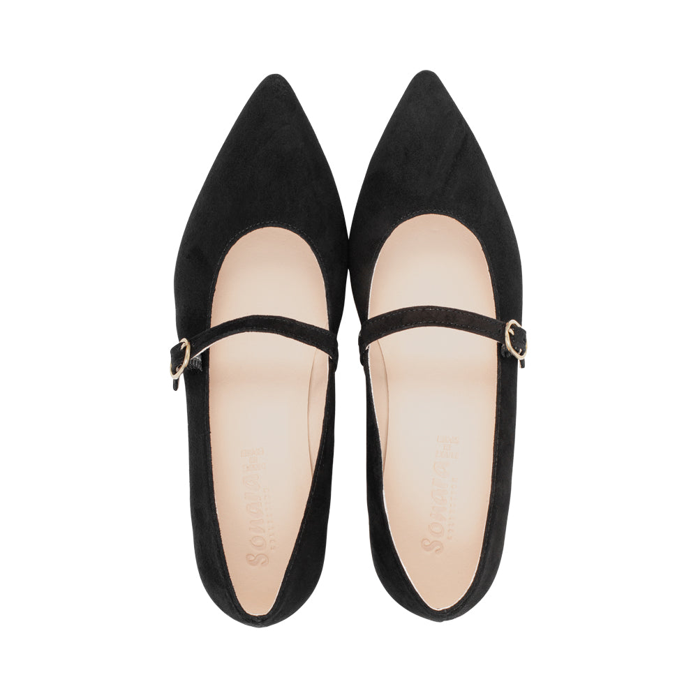 Amit Black Suede F26