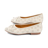 Asti Ivory Laser Cut Leather S25