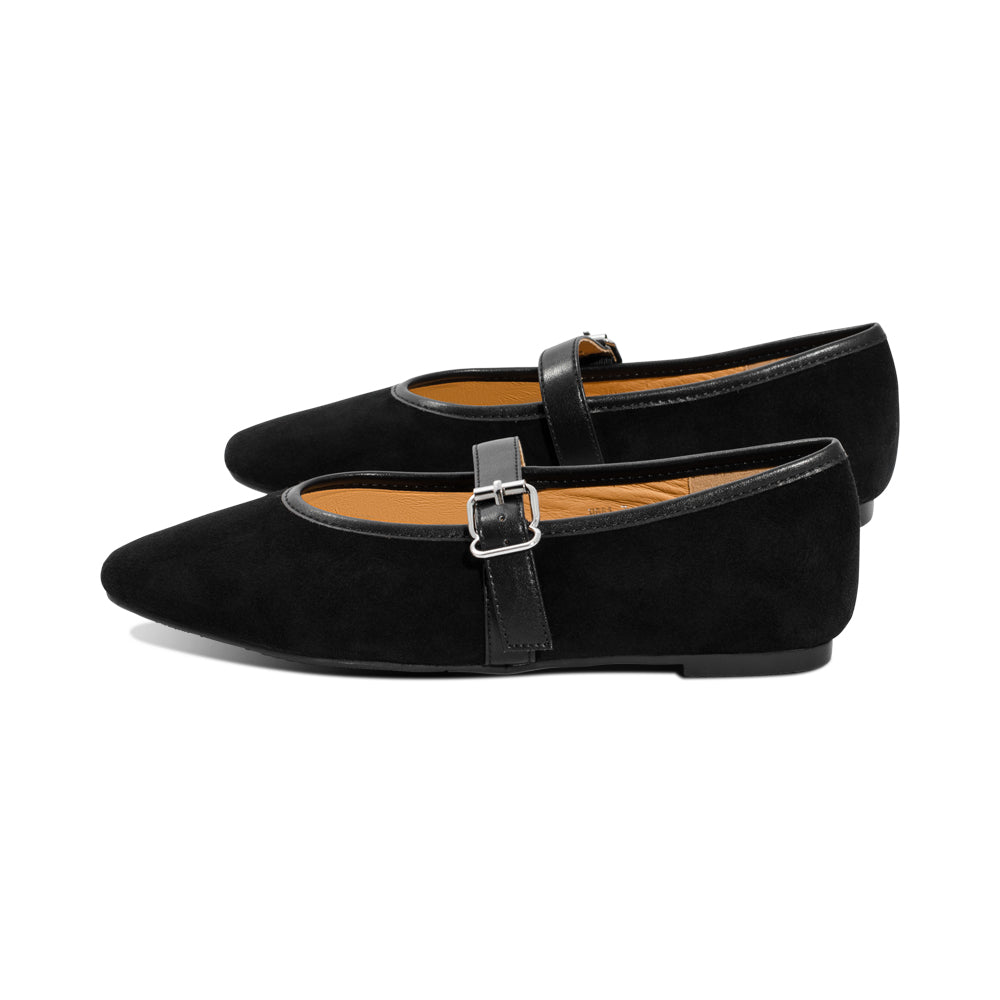 Aurora Black Suede F25