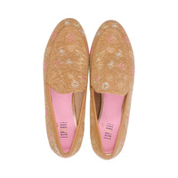 Ava Camel Fabric Embroidered S25