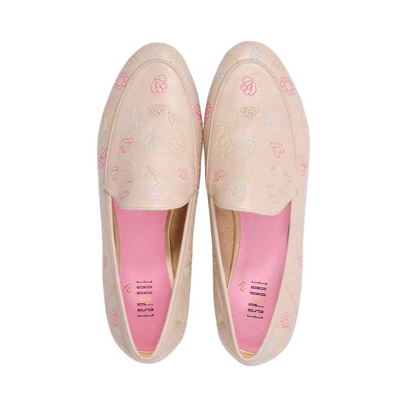 Ava Natural Embroidered S25
