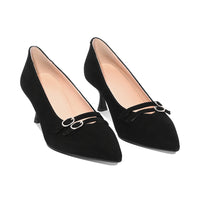 Avital Black Suede F26