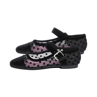 Ayala Black Designer Mesh Squares F26