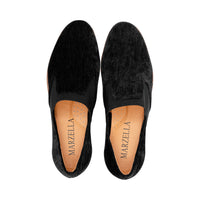 Ayn Black Chenille Velvet F26