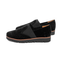 Ayn Black Chenille Velvet F26