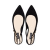 Banny Black Faux Suede F23