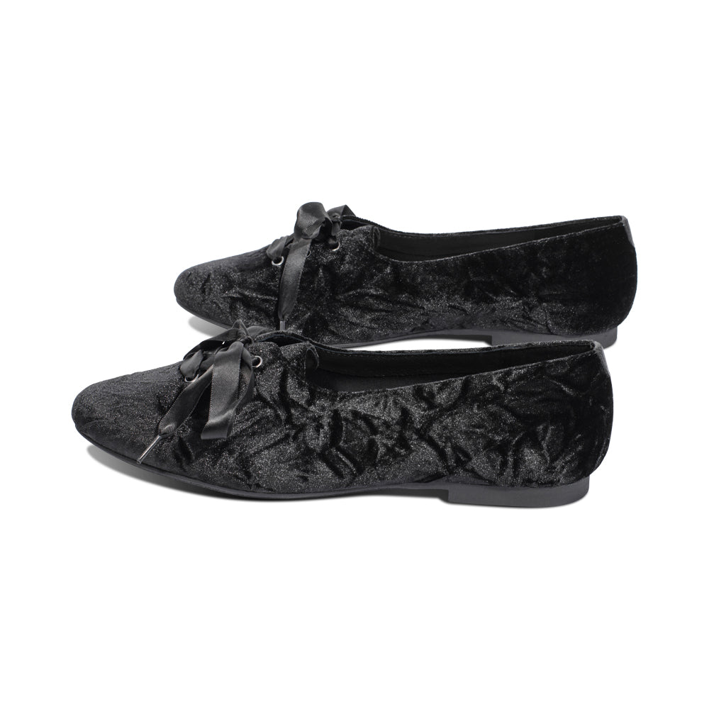 Bailey Black Hammered Velvet F25