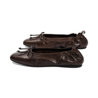 Barney Chocolate Chevron Leather F25