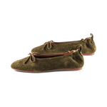 Barney Olive Suede F23