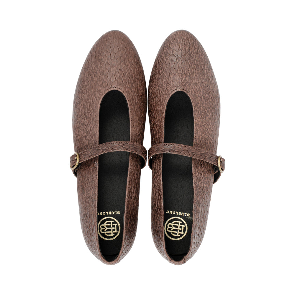 Becky Brown Braid Leather F26