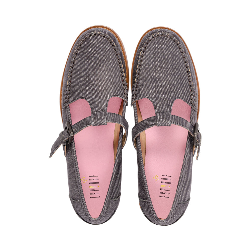 Billy Black Denim Leather S26