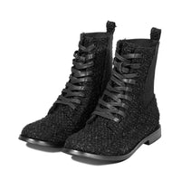 Bluebird Black Bling Fabric F25