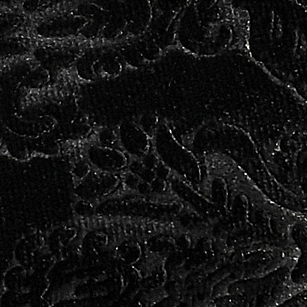 Bojo Black Paisley Velvet F26